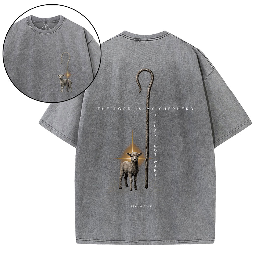New-Sample Christian Washed T-Shirt双面原件31.95 Sale - GuidingCross
