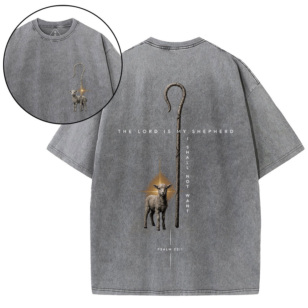 New-Sample Christian Washed T-Shirt双面原件31.95 Sale - GuidingCross