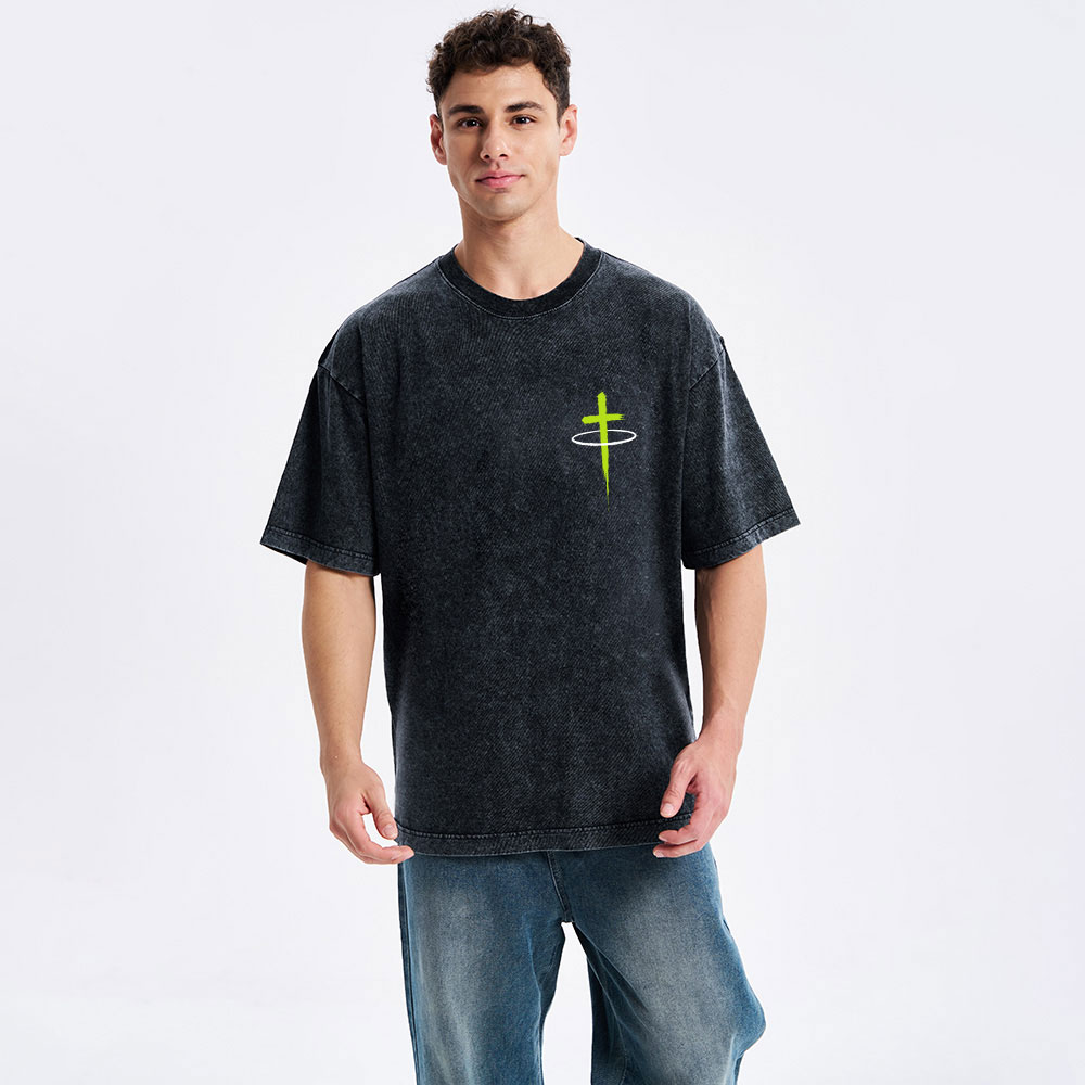 The Name Above Every Name Jesus Christian Washed T-Shirt