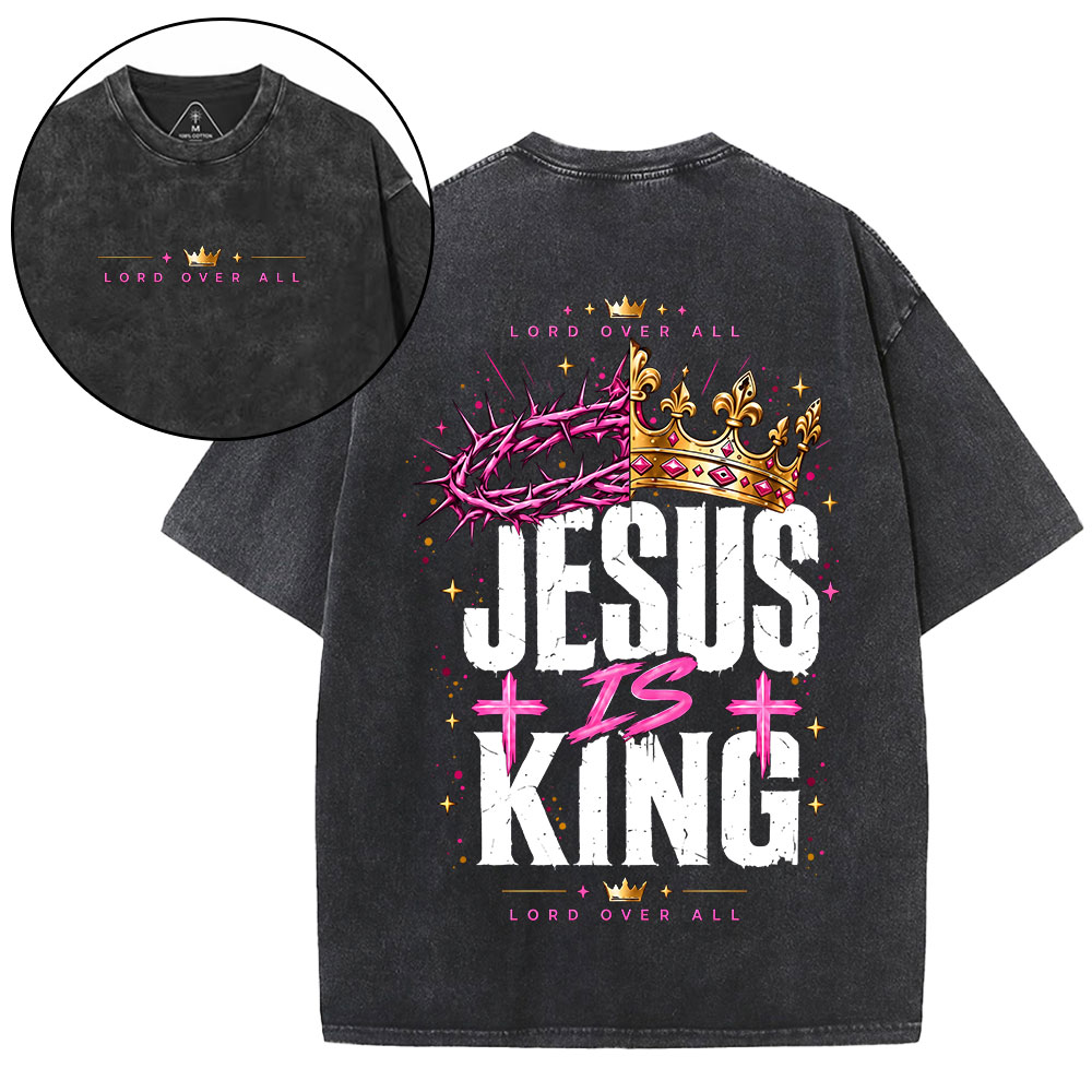 New-Sample Christian Washed T-Shirt双面原件31.95 Sale - GuidingCross