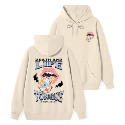 Death And Life Tongue Classic Christian Hoodie