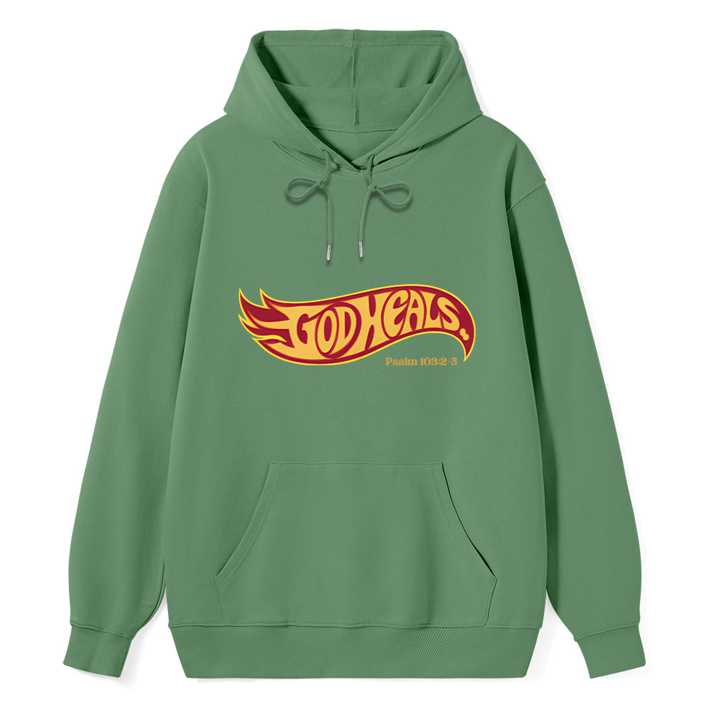 God Heals Classic Christian Hoodie