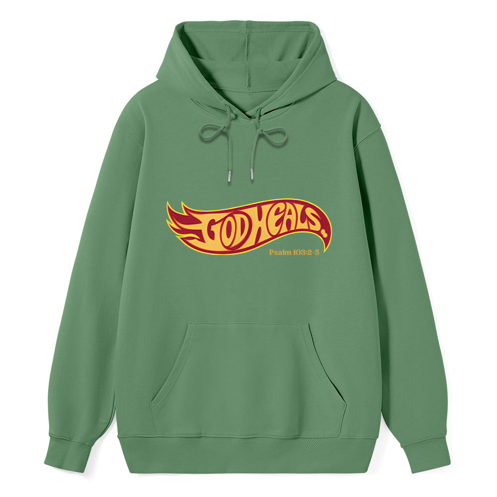 God Heals Classic Christian Hoodie