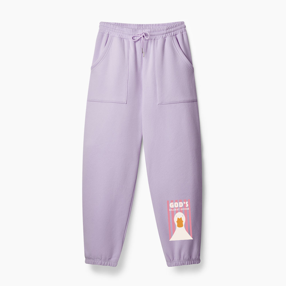 God's Silliest Gooes Christian Fleece Sweatpants