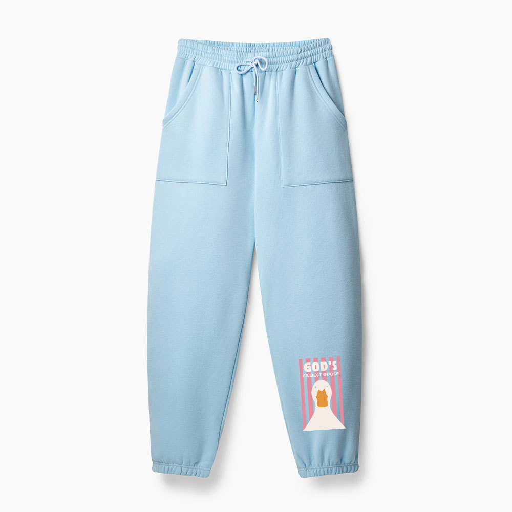 God's Silliest Gooes Christian Fleece Sweatpants