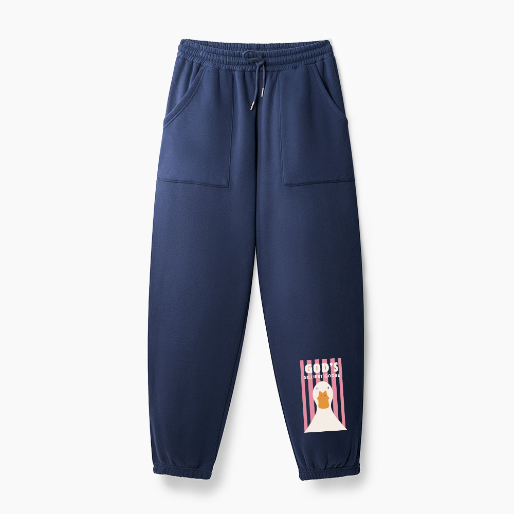 God's Silliest Gooes Christian Fleece Sweatpants