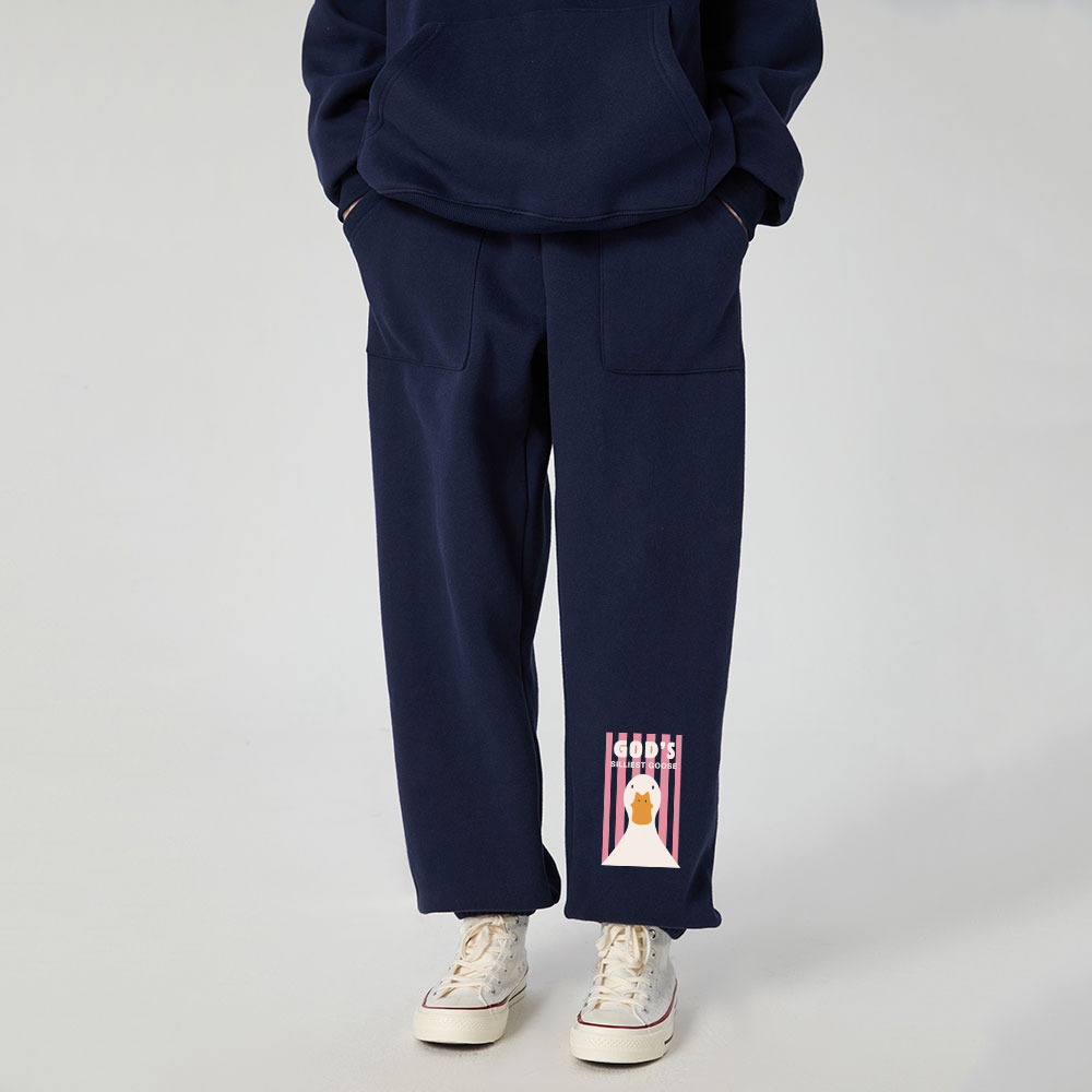 God's Silliest Gooes Christian Fleece Sweatpants