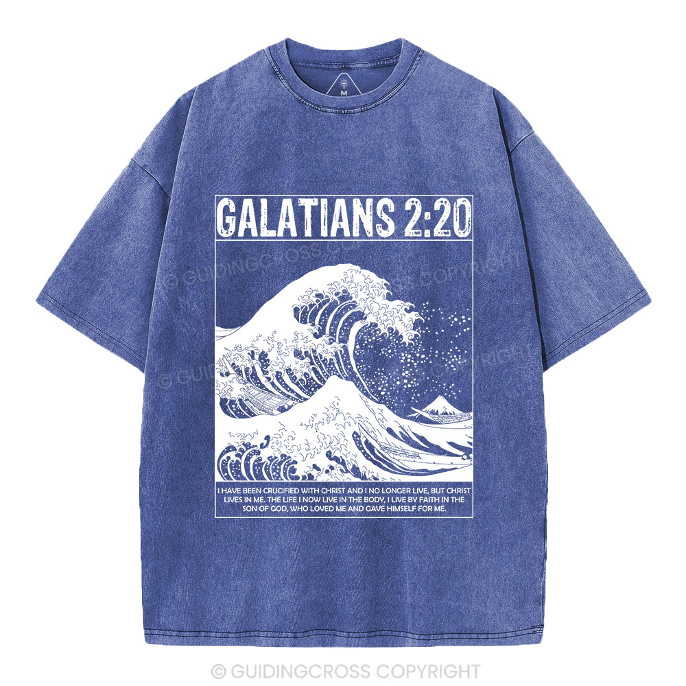 Galatians 2:20 Christian Washed T-Shirt