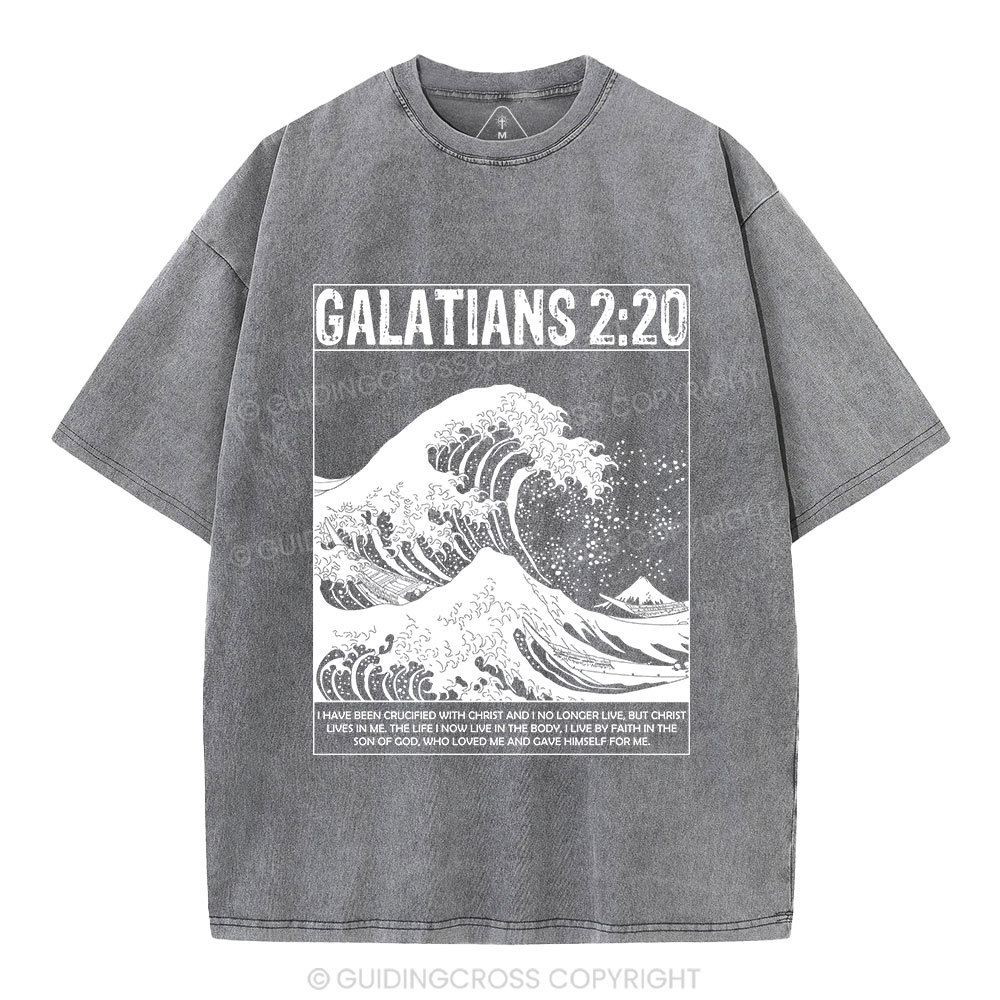 Galatians 2:20 Christian Washed T-Shirt