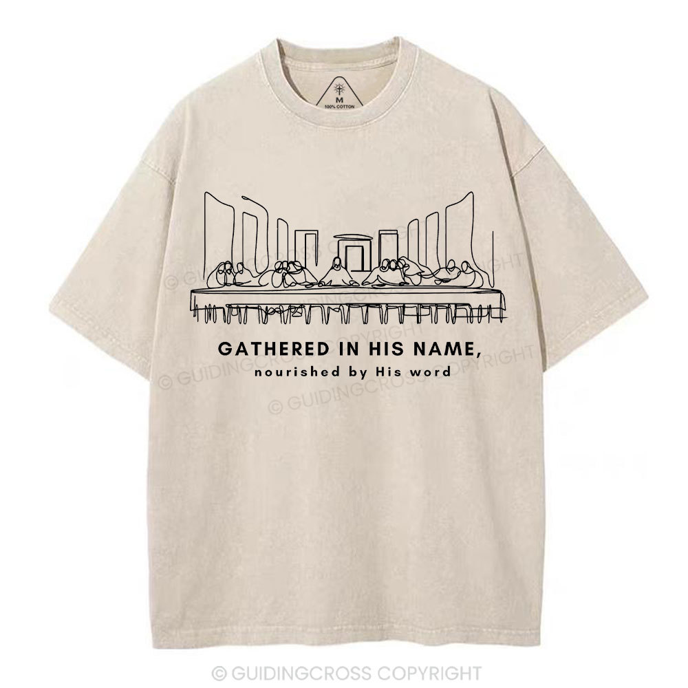 sample washed T-Shirt Sale - GuidingCross