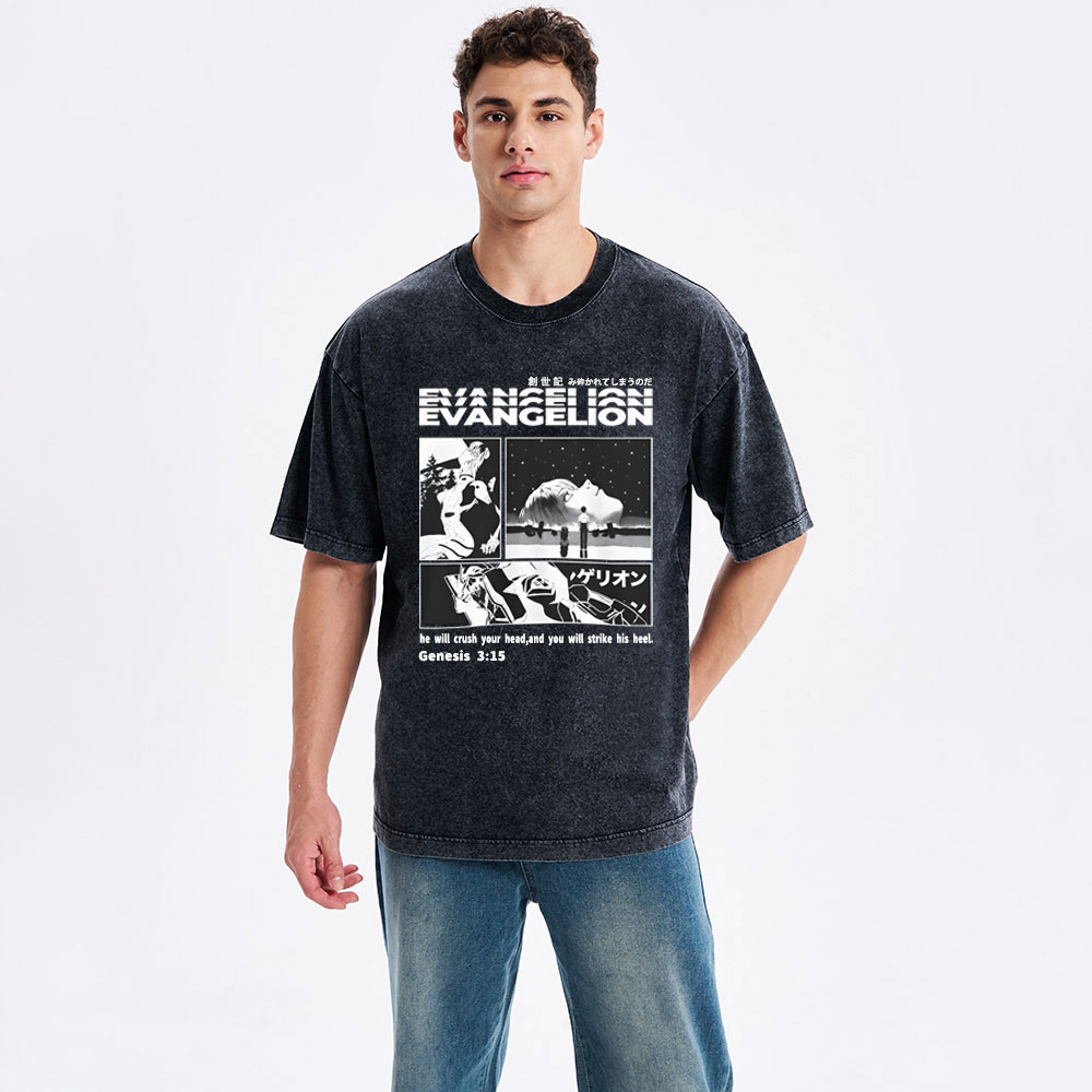 Genesis 3：15  Christian Washed T-Shirt