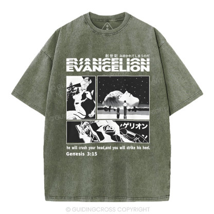 Genesis 3：15  Christian Washed T-Shirt