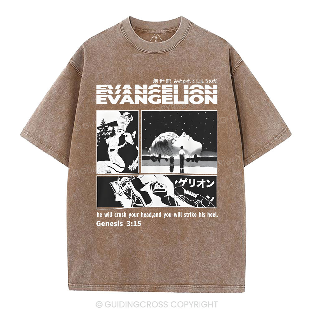 Genesis 3：15  Christian Washed T-Shirt