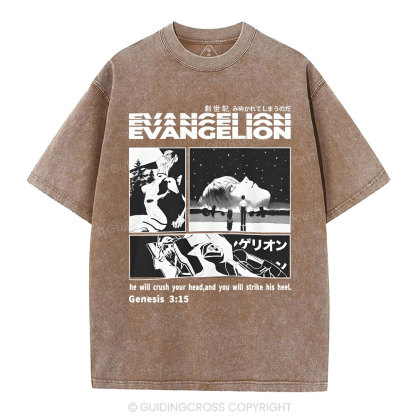 Genesis 3：15  Christian Washed T-Shirt