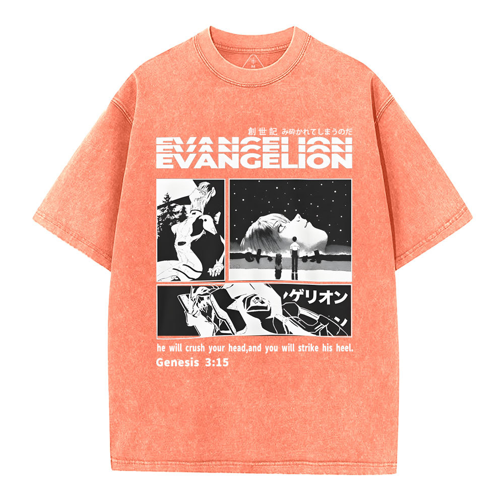 Genesis 3：15  Christian Washed T-Shirt