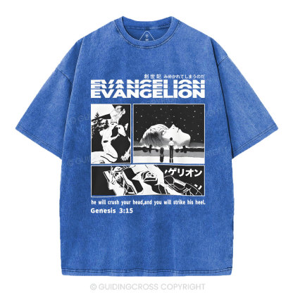 Genesis 3：15  Christian Washed T-Shirt