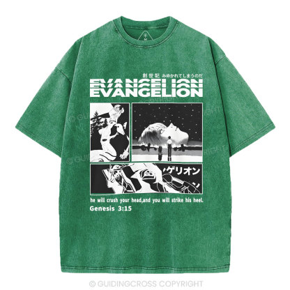 Genesis 3：15  Christian Washed T-Shirt