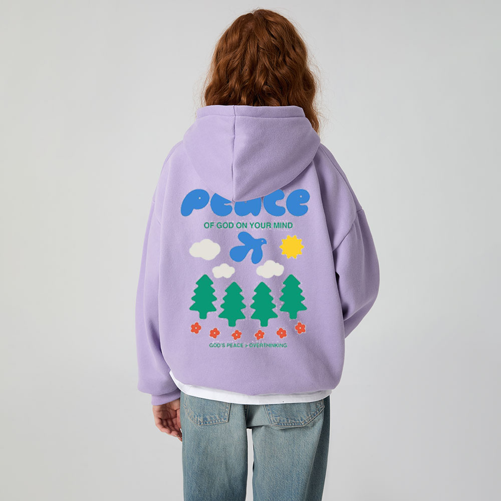 Get The Peace Of God On Your Mind Christian Premium Fleece Hoodie Set