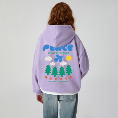 Get The Peace Of God On Your Mind Christian Premium Fleece Hoodie Set