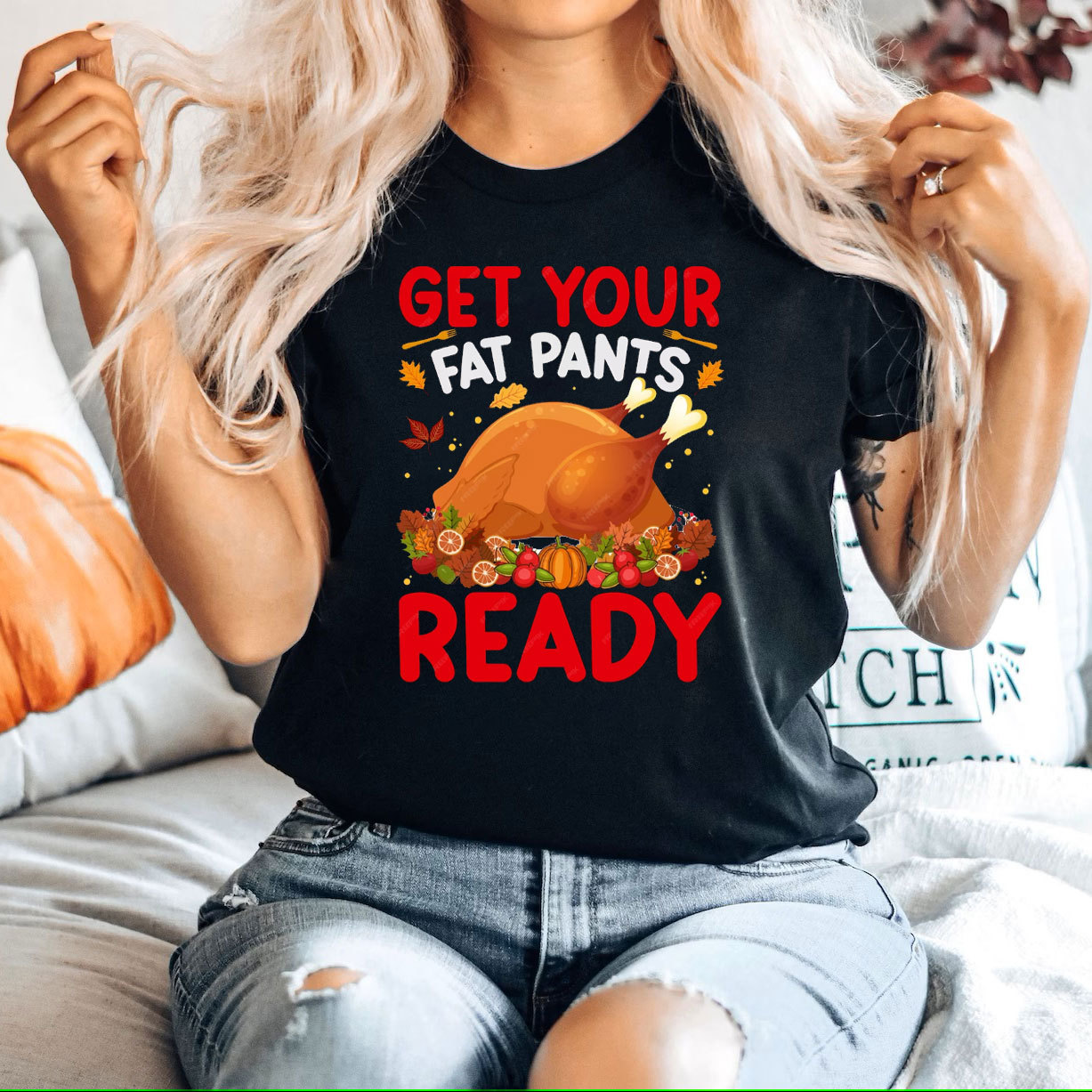 Get Your Fat Pants Ready Turkey Christian T-Shirt