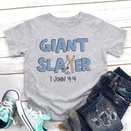 Giant Slayer Christian Kid T-Shirt