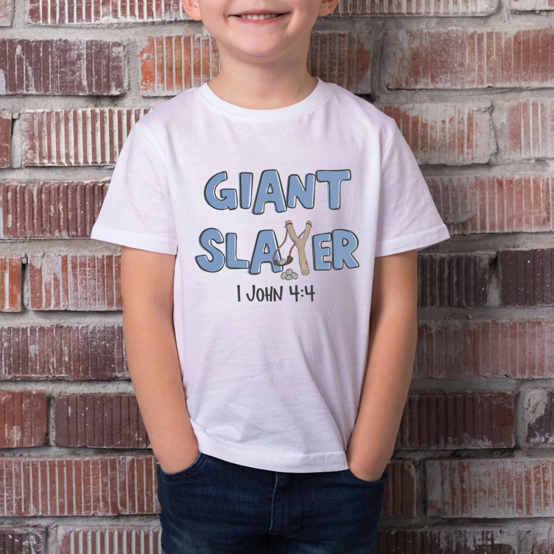 Giant Slayer Christian Kid T-Shirt