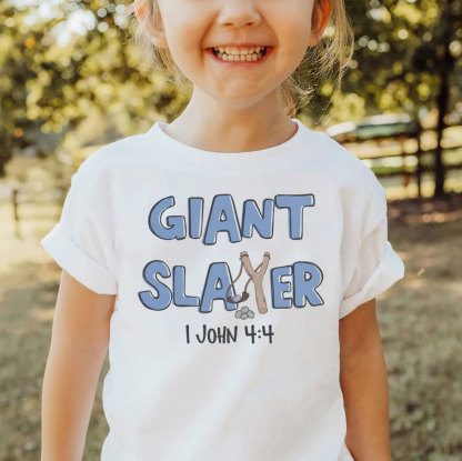 Giant Slayer Christian Kid T-Shirt