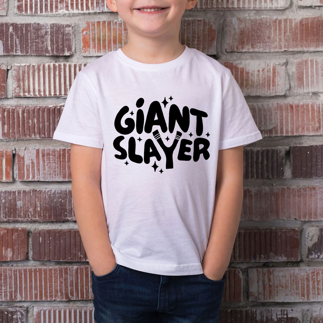 Giant Slayer Christian Kid T-Shirt
