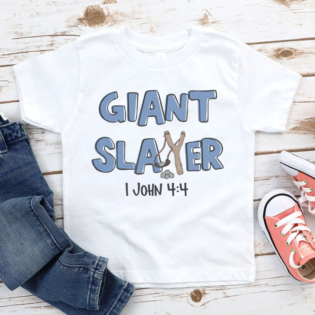Giant Slayer Christian Kid T-Shirt