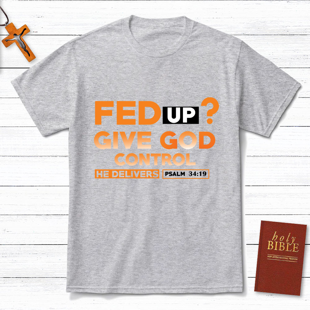 Give God Control Christian T-Shirt