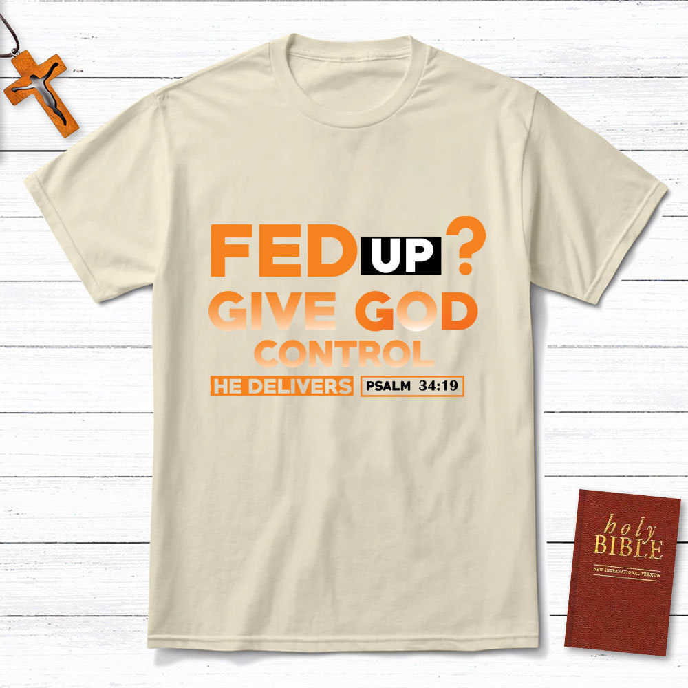 Give God Control Christian T-Shirt