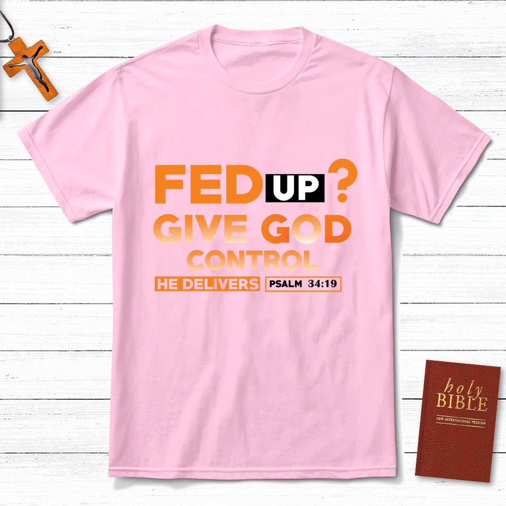 Give God Control Christian T-Shirt