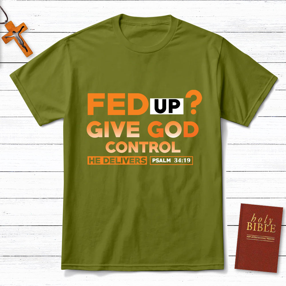 Give God Control Christian T-Shirt