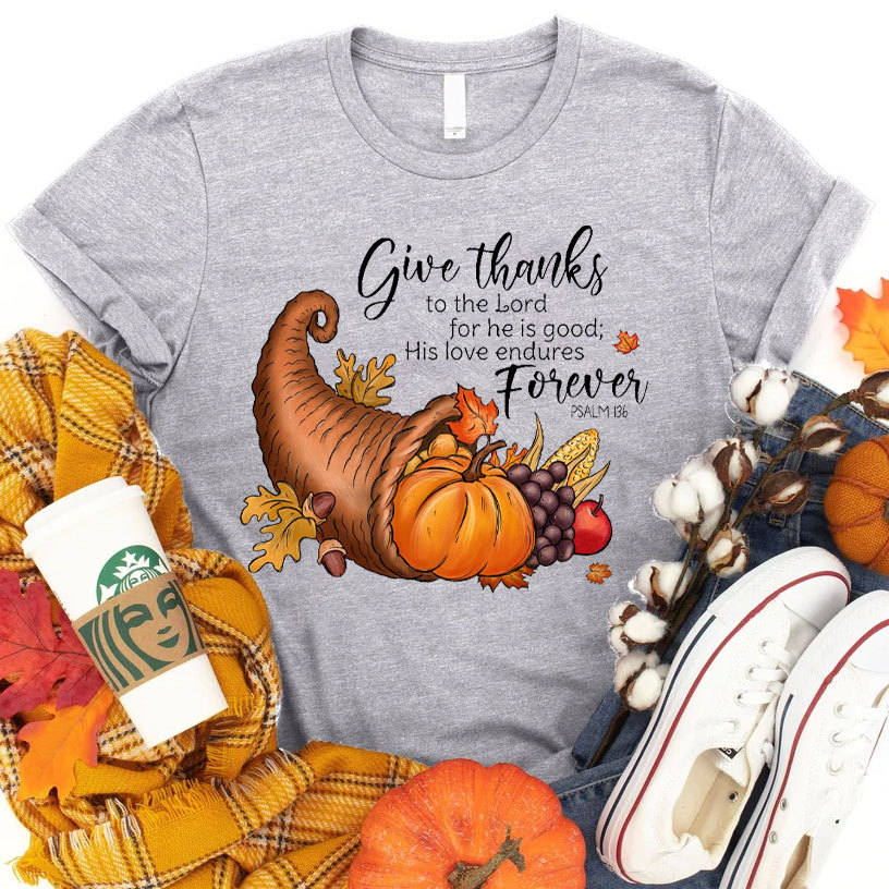 Give Thanks To The Lord Christian T-Shirt