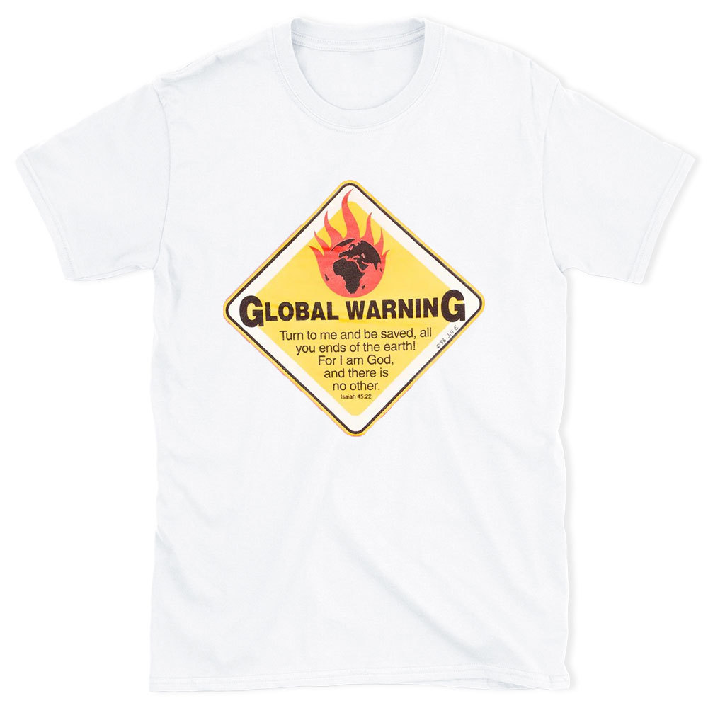 Global Warning Christian Washed T-Shirt