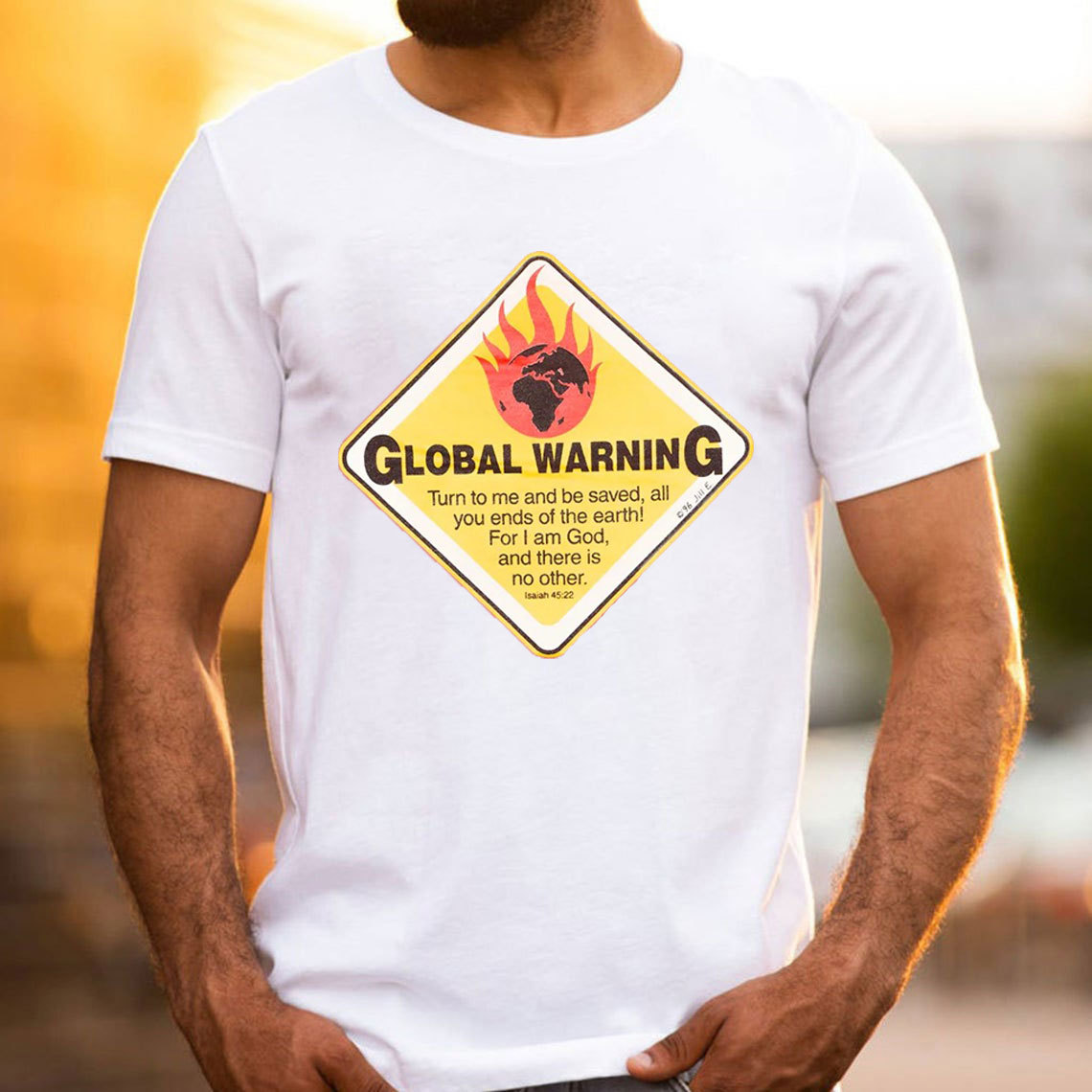 Global Warning Christian Washed T-Shirt