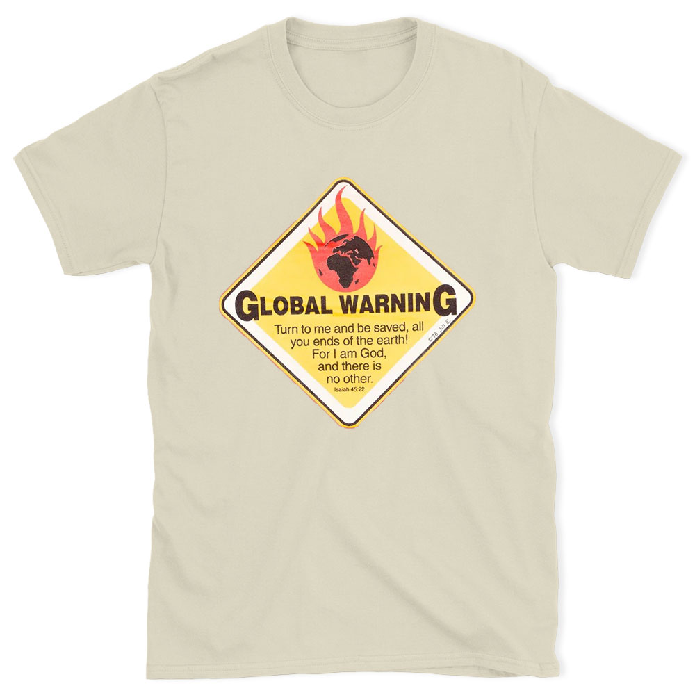 Global Warning Christian Washed T-Shirt