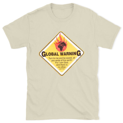 Global Warning Christian Washed T-Shirt