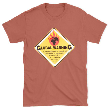 Global Warning Christian Washed T-Shirt