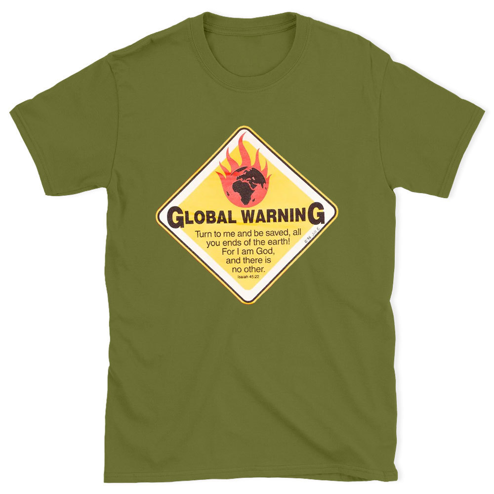 Global Warning Christian Washed T-Shirt