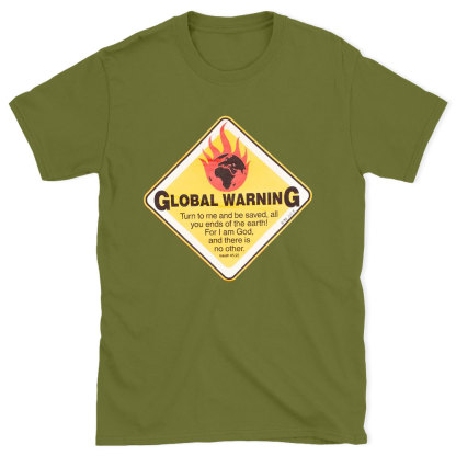 Global Warning Christian Washed T-Shirt