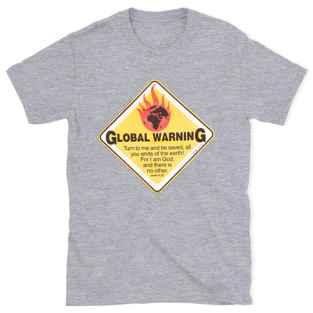 Global Warning Christian Washed T-Shirt