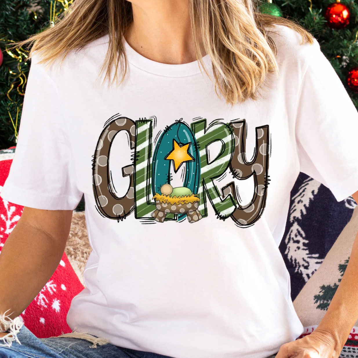 Glory Christian Christmas T-Shirt
