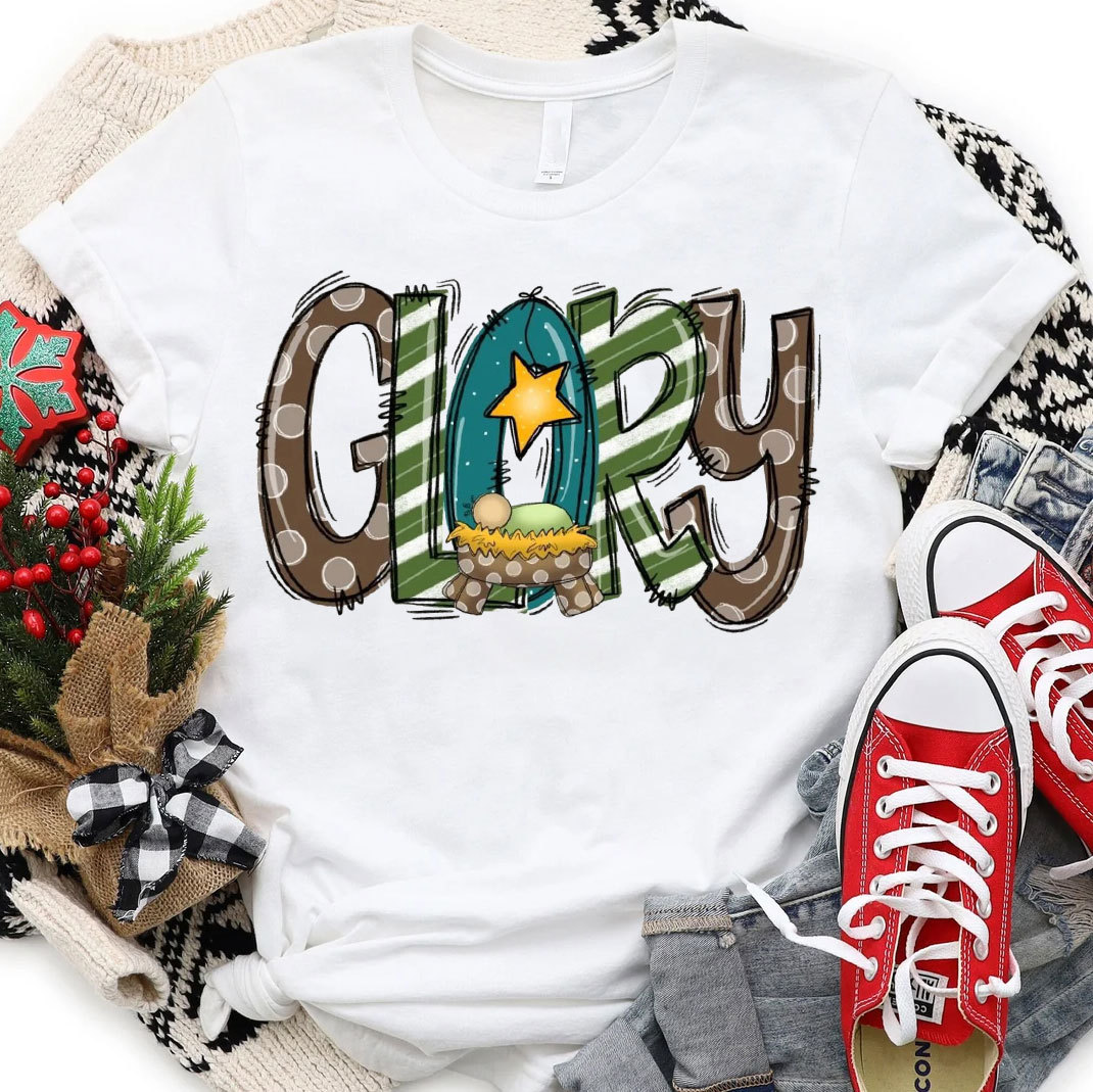 Glory Christian Christmas T-Shirt