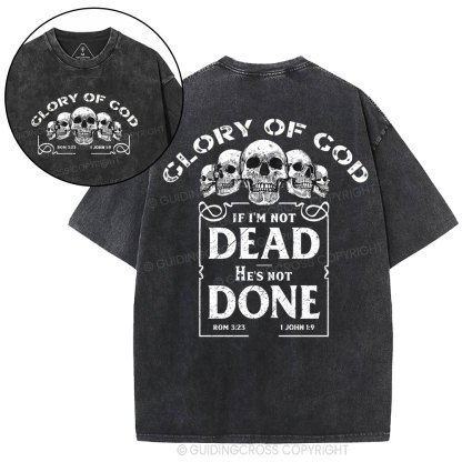 Glory Of God Christian Washed T-Shirt