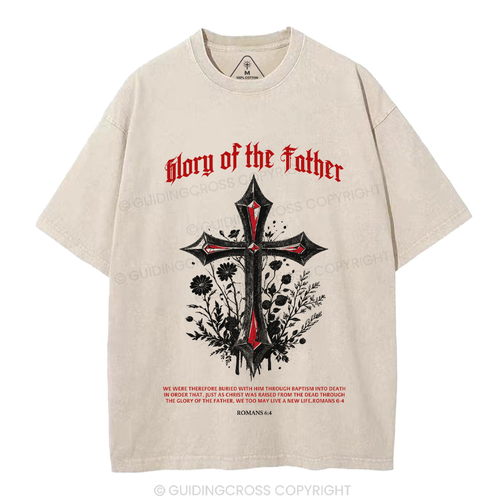 Glory Of The Father Christian Washed T-Shirt