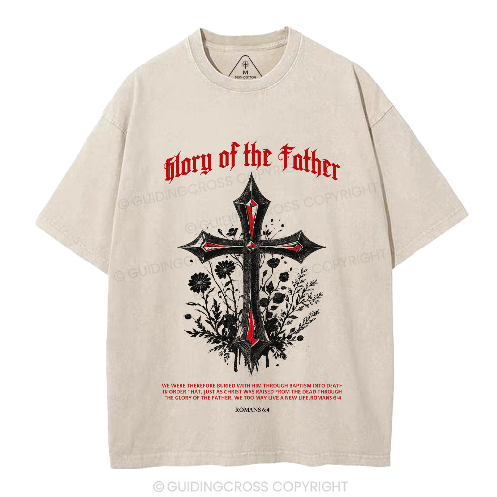 Glory Of The Father Christian Washed T-Shirt