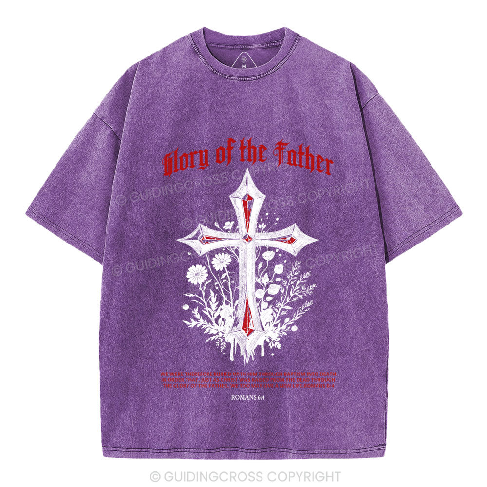 Glory Of The Father Christian Washed T-Shirt