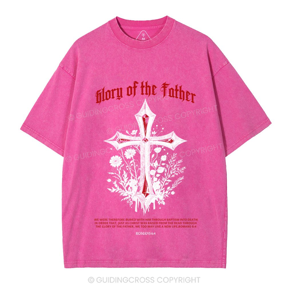 Glory Of The Father Christian Washed T-Shirt