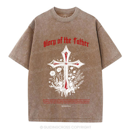 Glory Of The Father Christian Washed T-Shirt